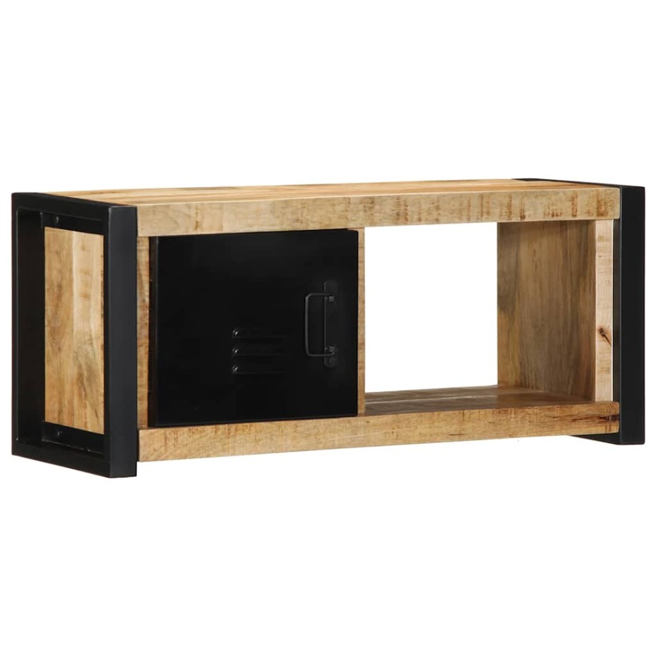 Mueble para la TV 80x30x35 madera maciza mango
