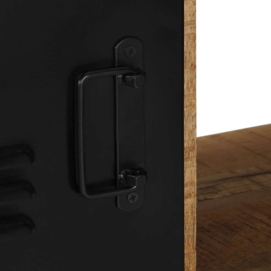 Mueble para la TV 80x30x35 madera maciza mango