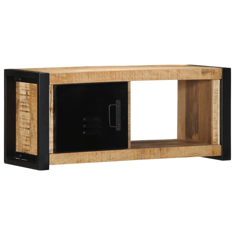 Mueble para la TV 80x30x35 madera maciza mango