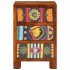 Mesita de noche 40x40x60 cm madera maciza de