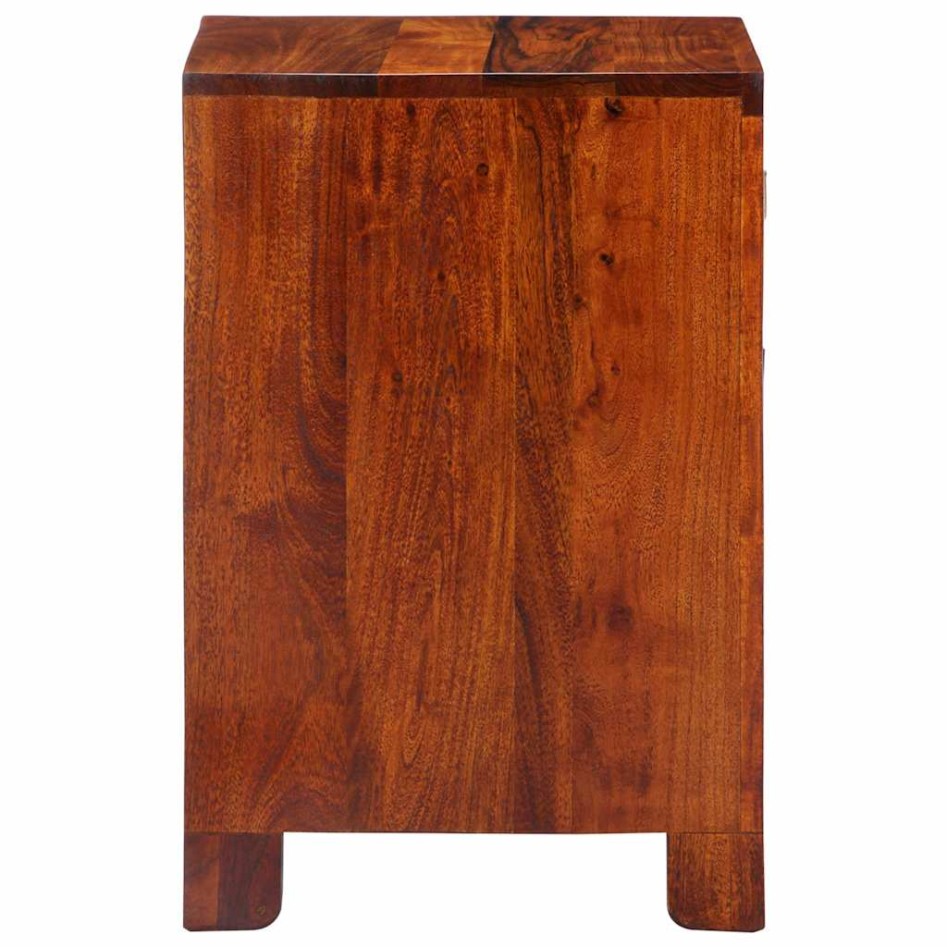 Mesita de noche 40x40x60 cm madera maciza de