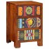 Mesita de noche 40x40x60 cm madera maciza de