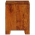 Mesita de noche 2 uds 35x35x45 cm madera maciza de