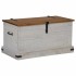 Baúl de almacenamiento HALDEN blanco 91x48x47 cm madera