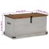 Baúl de almacenamiento HALDEN blanco 91x48x47 cm madera