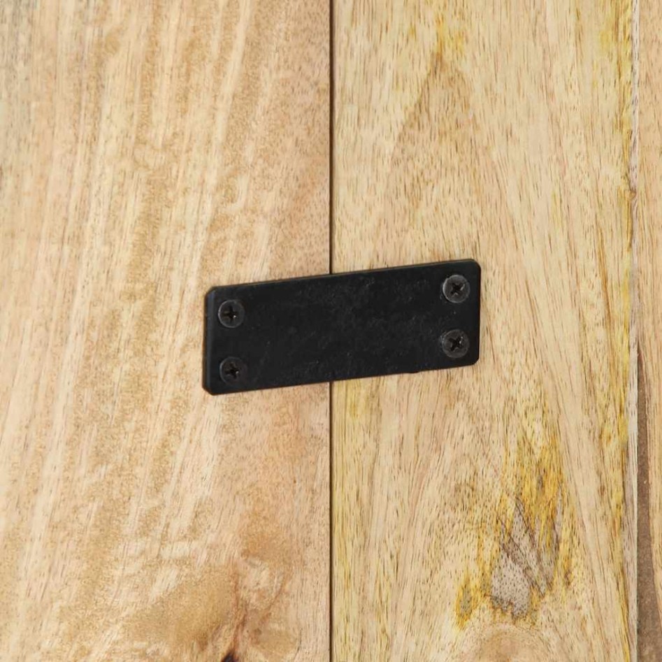 Cabecero de cama 180 cm madera maciza de mango