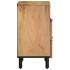 Mesita de noche madera maciza de mango 50x33x60 cm