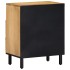 Mesita de noche madera maciza de mango 50x33x60 cm