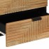 Mesita de noche madera maciza de mango 50x33x60 cm