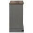 Aparador HALDEN con puerta corredera gris 80x40x80