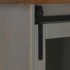Aparador HALDEN con puerta corredera gris 80x40x80