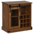 Aparador HALDEN con puerta corredera 80x40x80 cm madera