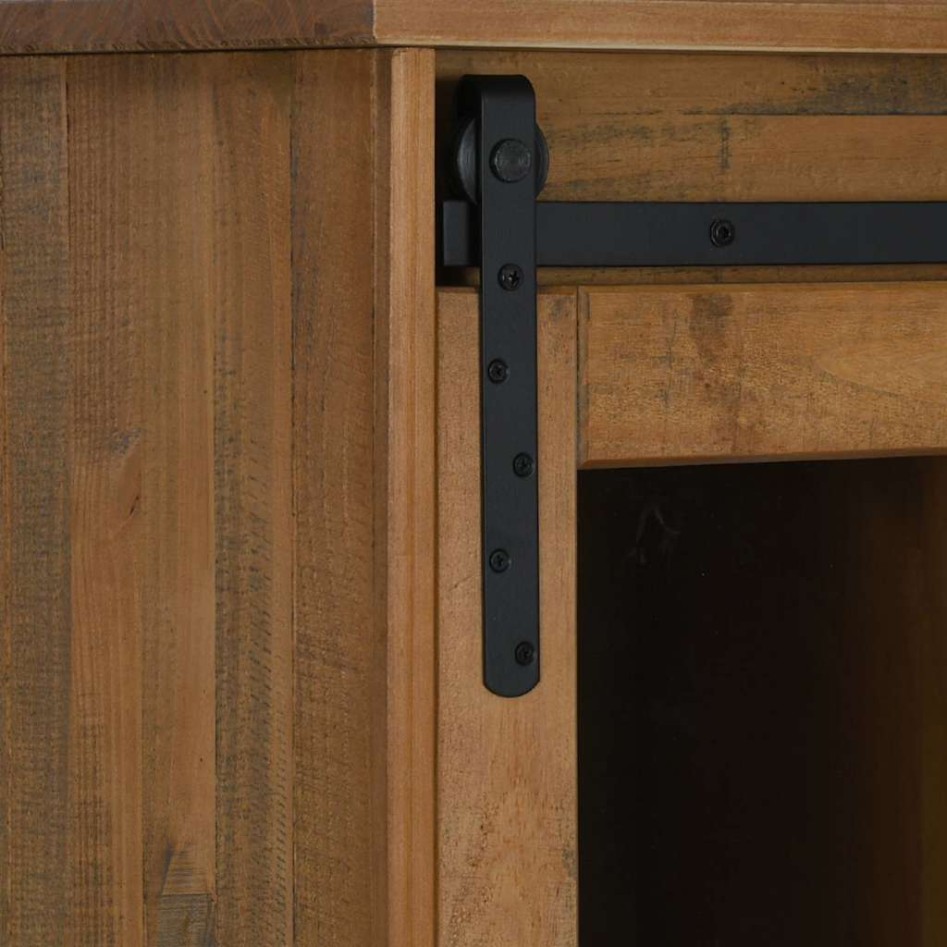 Aparador HALDEN con puerta corredera 80x40x80 cm madera