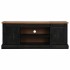 Mueble de TV HALDEN 2 puerta correderas negro 150x40x60