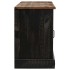 Mueble de TV HALDEN 2 puerta correderas negro 150x40x60