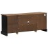 Mueble de TV HALDEN 2 puerta correderas negro 150x40x60