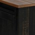 Mueble de TV HALDEN 2 puerta correderas negro 150x40x60