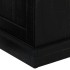 Mueble de TV HALDEN 2 puerta correderas negro 150x40x60