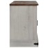 Mueble de TV HALDEN 2 puerta correderas blanco 150x40x60