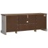 Mueble de TV HALDEN 2 puerta correderas blanco 150x40x60