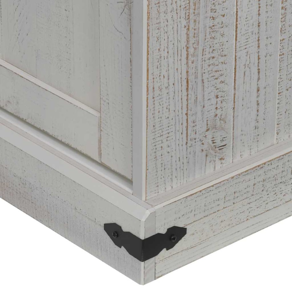 Mueble de TV HALDEN 2 puerta correderas blanco 150x40x60