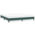 Estructura cama sin colchón terciopelo verde oscuro