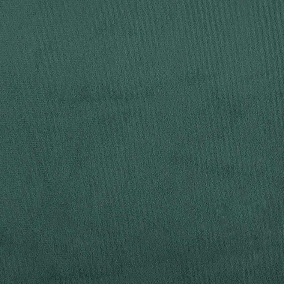 Estructura cama sin colchón terciopelo verde oscuro