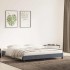 Estructura de cama sin colchón terciopelo gris oscuro