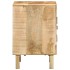 Mesilla de noche 2 uds 40x32x46 cm madera mango