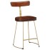 Taburetes de barra 2 uds madera maciza de mango 49x43x79