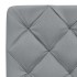 Cama con colchón tela gris claro 140x190