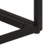 Mesa consola madera maciza de mango y hierro negro 90x30x76
