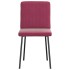 Sillas de comedor 4 unidades terciopelo rojo