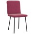 Sillas de comedor 4 unidades terciopelo rojo