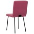 Sillas de comedor 4 unidades terciopelo rojo