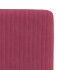 Sillas de comedor 4 unidades terciopelo rojo