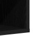 Zapatero de madera contrachapada roble negro 54x34x183
