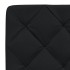 Estructura de cama sin colchón tela negro 90x190