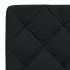 Estructura de cama sin colchón tela negro 100x200
