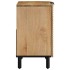 Armario de lavabo de baño madera maciza mango marrón