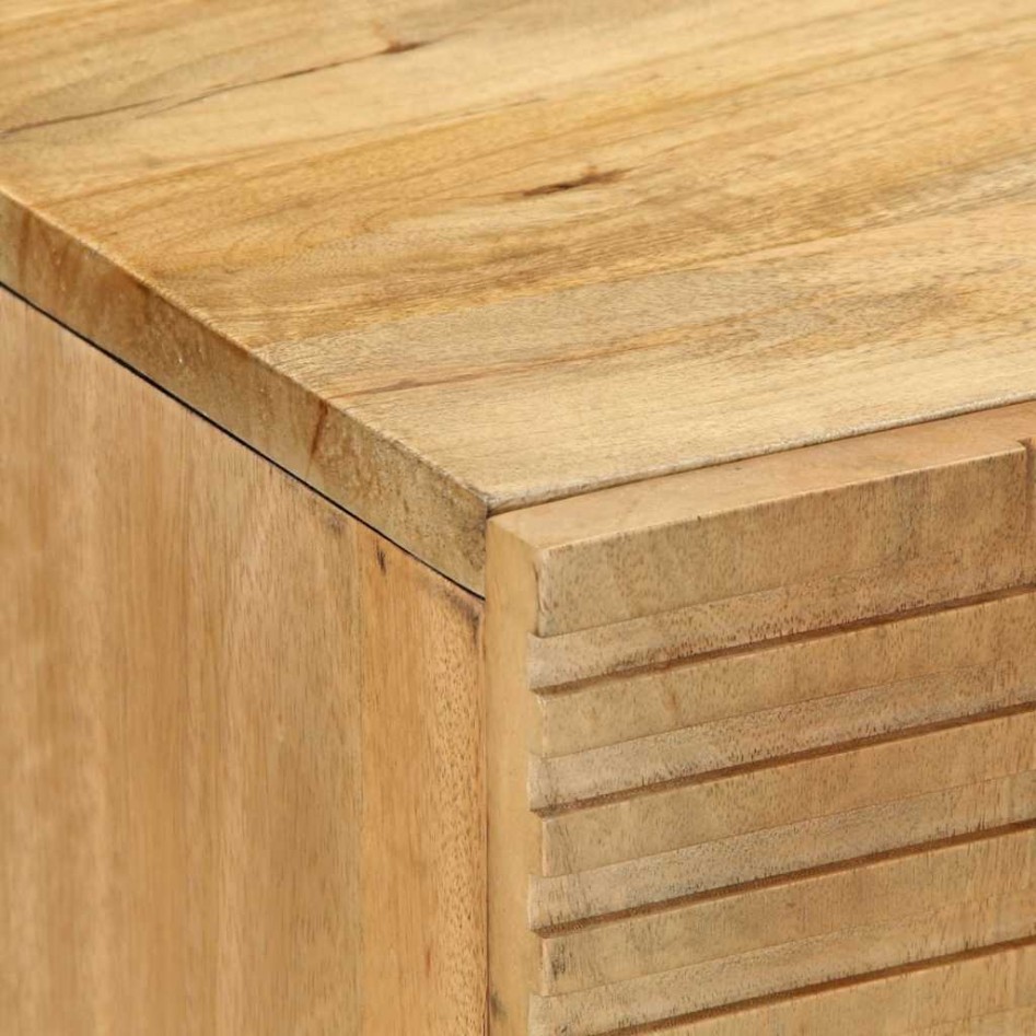 Armario de lavabo de baño madera maciza mango marrón