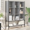 Estantería madera de ingeniería gris Sonoma 102x30x141,5 cm