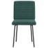 Sillas de comedor 4 unidades terciopelo verde