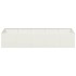 Jardinera acero blanco 200x80x40