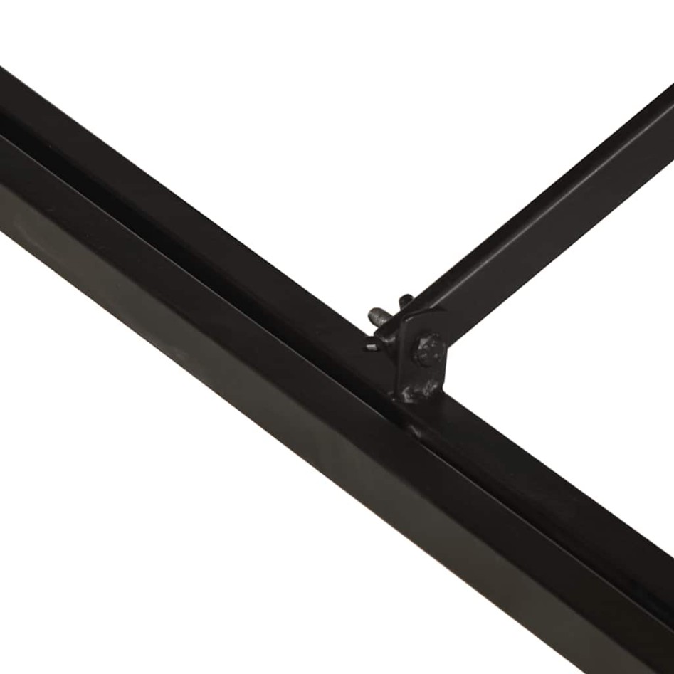 Mesa de centro de madera maciza de mango rugosa 100x100x35