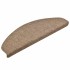 Alfombrilla autoadhesiva escalera 30 uds crema 65x21x4