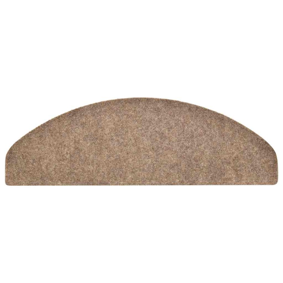 Alfombrilla autoadhesiva escalera 30 uds crema 65x21x4