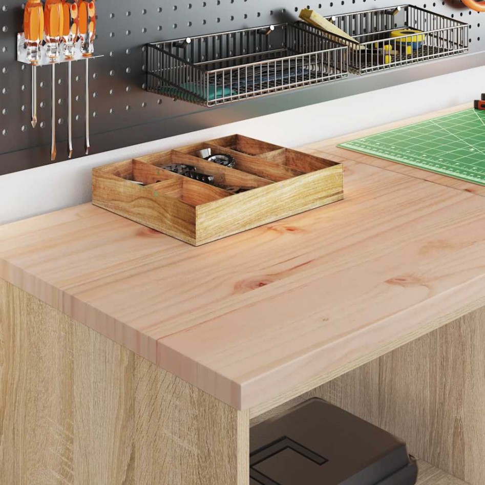 Armarios 6 uds para garaje madera de ingeniería roble