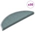 Alfombrilla escalera 30 uds azul 56x17x3