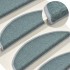 Alfombrilla escalera 30 uds azul 56x17x3